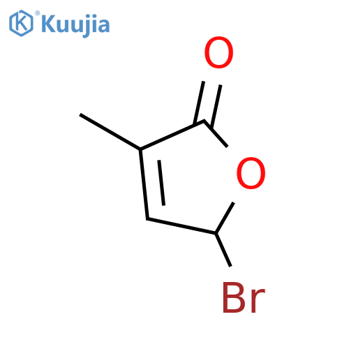 5-bromo-3-methyl-2(5H)-Furanone structure