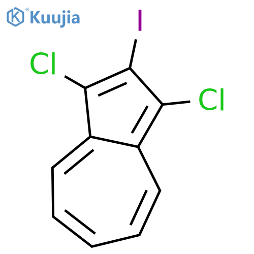 Azulene, 1,3-dichloro-2-iodo- structure