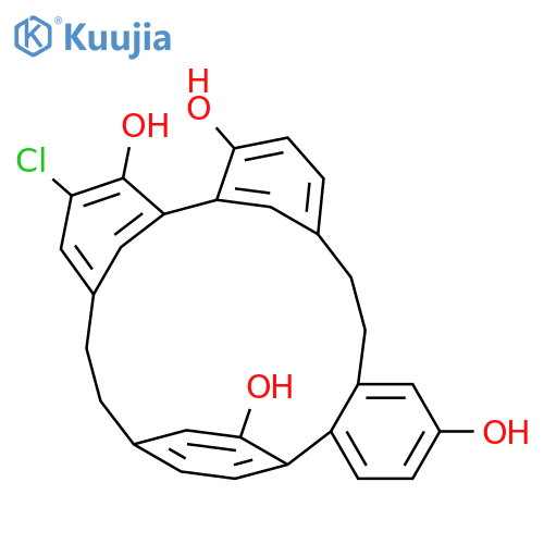 Isoplagiochin C; 6'-Chloro, 7',8'-dihydro structure