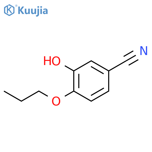 Benzonitrile, 3-hydroxy-4-propoxy- (9CI) structure