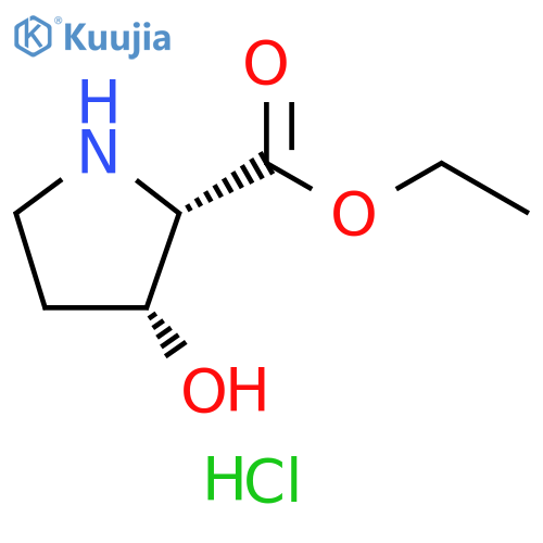 ethyl 3-hydroxypyrrolidine-2-carboxylate hydrochloride, cis structure