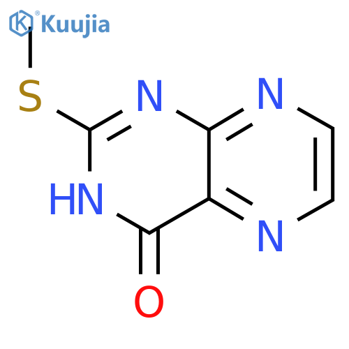 2-(Methylthio)pteridin-4(1H)-one structure