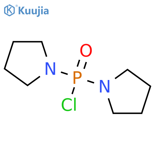 1-[chloro(pyrrolidin-1-yl)phosphoryl]pyrrolidine structure