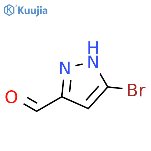 5-bromo-1H-pyrazole-3-carbaldehyde structure