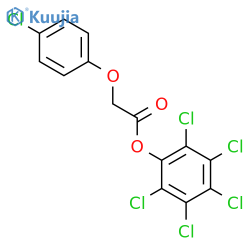(2,3,4,5,6-pentachlorophenyl) 2-(4-chlorophenoxy)acetate structure