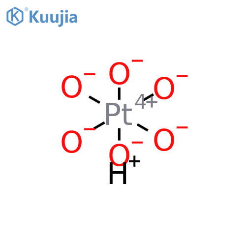 dihydrogen hexahydroxyplatinate structure