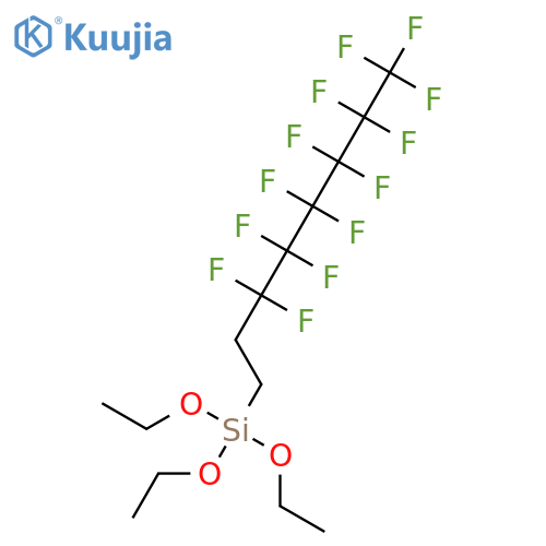 1H,1H,2H,2H-Perfluorooctyltriethoxysilane structure