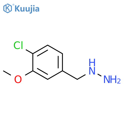 (4-chloro-3-methoxyphenyl)methylhydrazine structure