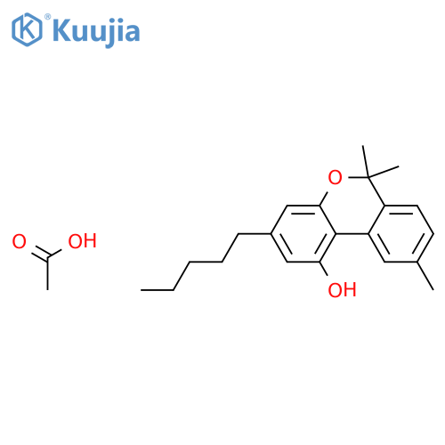 6,6,9-Trimethyl-3-pentyl-6h-dibenzo[b,d]pyran-1-ol acetate structure