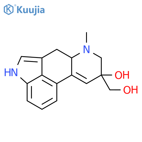 (8alpha)-8-(hydroxymethyl)-6-methyl-9,10-didehydroergolin-8-ol structure
