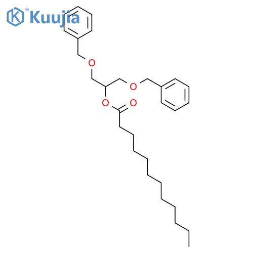 1,3-Di-O-benzyl-2-O-lauroylglycerol structure