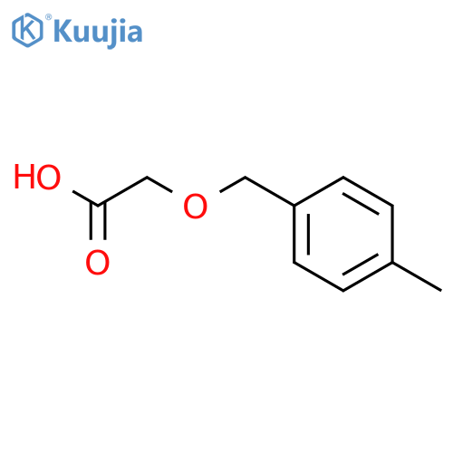 2-(4-methylphenyl)methoxyacetic acid structure