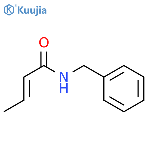 (e)-n-benzylbut-2-enamide structure