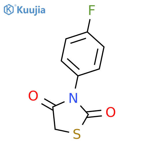 3-(4-fluorophenyl)-1,3-thiazolidine-2,4-dione structure