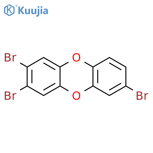2,3,7-Tribromodibenzo-p-dioxin structure