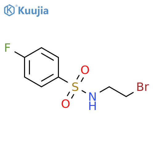 N-(2-Bromoethyl)-4-fluorobenzenesulfonamide structure