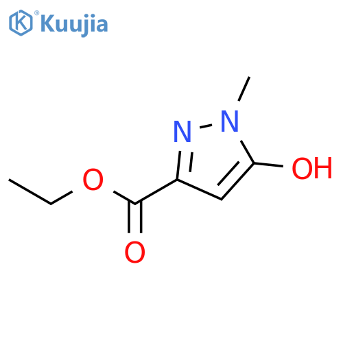 ethyl 5-hydroxy-1-methyl-pyrazole-3-carboxylate structure
