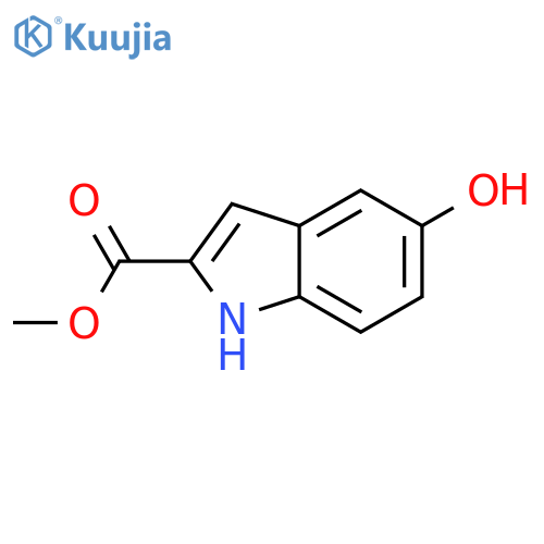 5-hydroxy-1H-Indole-2-carboxylic acid methyl ester structure