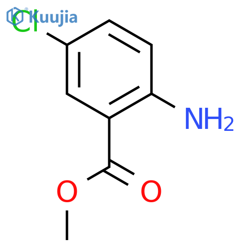 Methyl 2-amino-5-chlorobenzoate structure