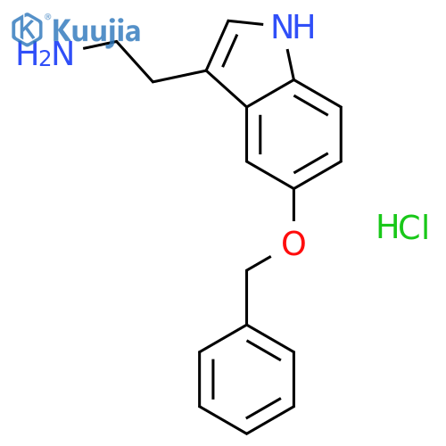 5-Benzyloxytryptamine hydrochloride structure