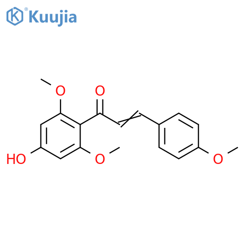 2-Propen-1-one,1-(4-hydroxy-2,6-dimethoxyphenyl)-3-(4-methoxyphenyl)- structure