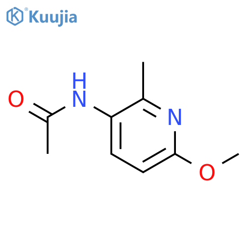 N-(6-methoxy-2-methyl-3-pyridinyl)-Acetamide structure