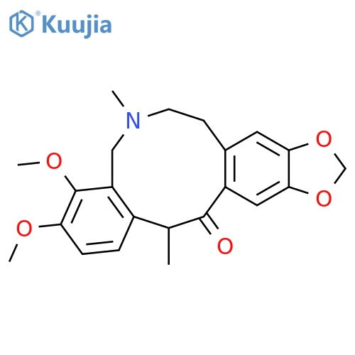 (15R)-3,4-dimethoxy-6,15-dimethyl-5,7,8,15-tetrahydrobenzo[c][1,3]benzodioxolo[5,6-g]azecin-14(6H)-one structure