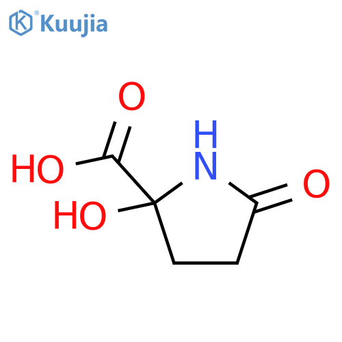 Proline, 2-hydroxy-5-oxo- structure