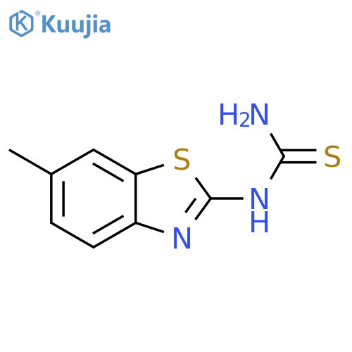thiourea, (6-methyl-2-benzothiazolyl)- (9ci) structure