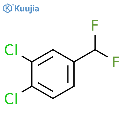 1,2-dichloro-4-(difluoromethyl)benzene structure