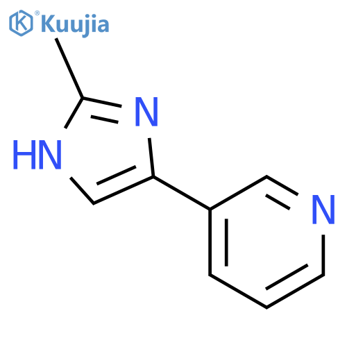 3-(2-methyl-1h-imidazol-4-yl)-pyridine structure