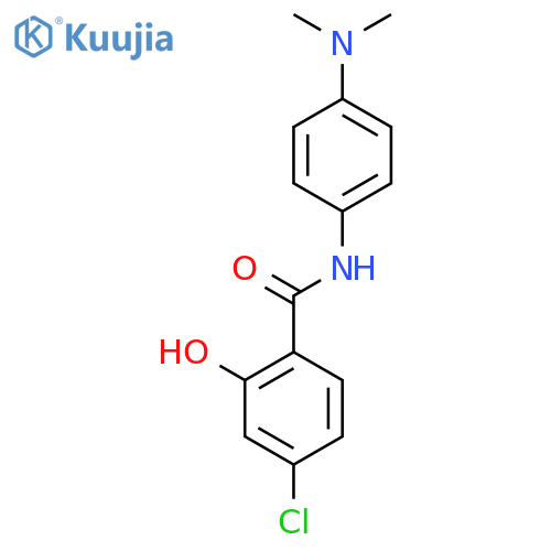 Benzamide, 4-chloro-N-[4-(dimethylamino)phenyl]-2-hydroxy- structure