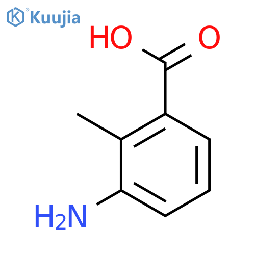3-Amino-2-methylbenzoic acid structure