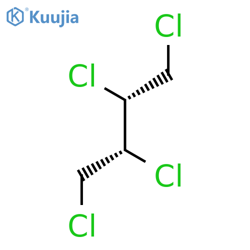 Butane, 1,2,3,4-tetrachloro-, (2R,3R)-rel- structure