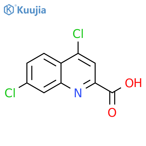 4,7-dichloroquinoline-2-carboxylic acid structure