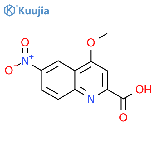 4-Methoxy-6-nitroquinoline-2-carboxylic acid structure