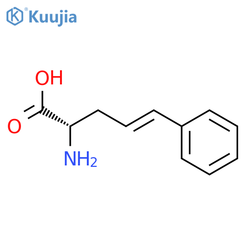 (2S,4E)-2-Amino-5-phenyl-4-pentenoic Acid structure
