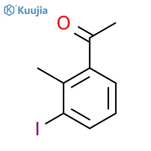 1-(3-Iodo-2-methylphenyl)ethanone structure
