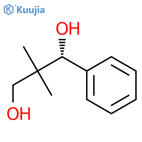 (1R)-2,2-dimethyl-1-phenylpropane-1,3-diol structure