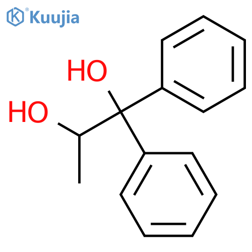 1,2-Propanediol, 1,1-diphenyl- structure
