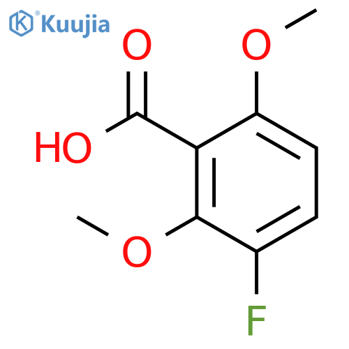 3-fluoro-2,6-dimethoxybenzoic Acid structure