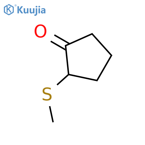 Cyclopentanone, 2-(methylthio)- structure