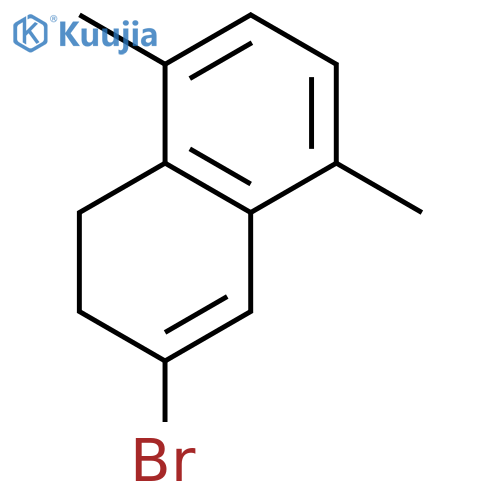 Naphthalene, 3-bromo-1,2-dihydro-5,8-dimethyl- structure