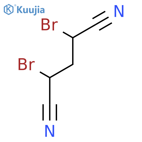 Pentanedinitrile, 2,4-dibromo- structure