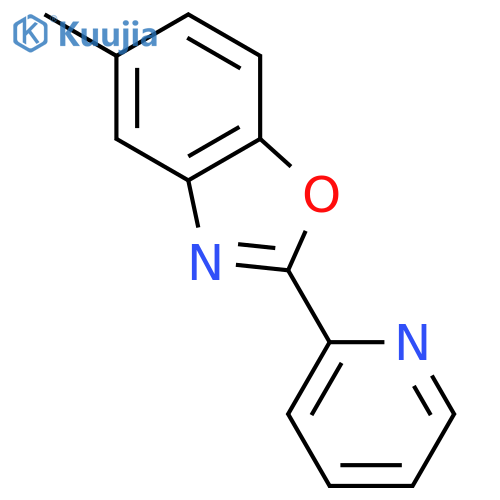 BENZOXAZOLE, 5-METHYL-2-(2-PYRIDINYL)- structure
