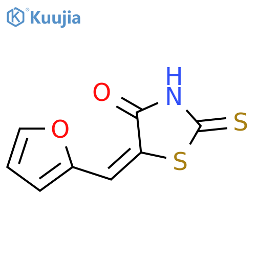 5-(2-Furylmethylene)-2-thioxo-1,3-thiazolidin-4-one structure