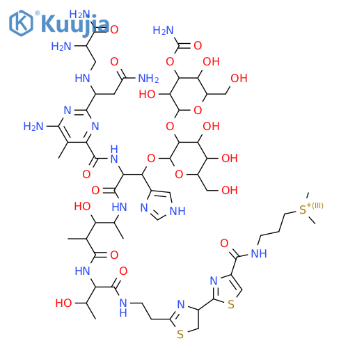 Sulfonium, [3-[[[2'-[(5S,8S,9S,10R,13S)-15-[6-amino-2-[(1S)-3-amino-1-[[(2S)-2,3-diamino-3-oxopropyl]amino]-3-oxopropyl]-5-methyl-4-pyrimidinyl]-13-[(R)-[[(2R,3S,4S,5S,6S)-3-[[(2R,3S,4S,5R,6R)-4-[(aminocarbonyl)oxy]tetrahydro-3,5-dihydroxy-6-(hydroxymethyl)-2H-pyran-2-yl]oxy]tetrahydro-4,5-dihydroxy... structure