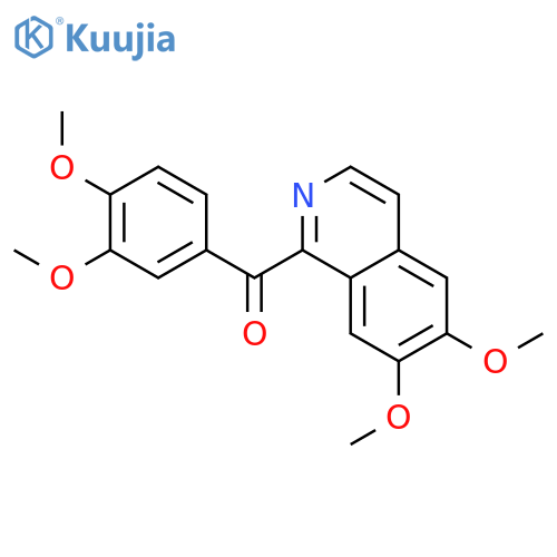 Methanone,(6,7-dimethoxy-1-isoquinolinyl)(3,4-dimethoxyphenyl)- structure