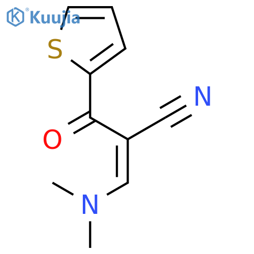 3-(Dimethylamino)-2-(thiophene-2-carbonyl)acrylonitrile structure