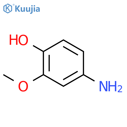 4-Amino-2-methoxyphenol structure